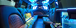 LED lighting on limo